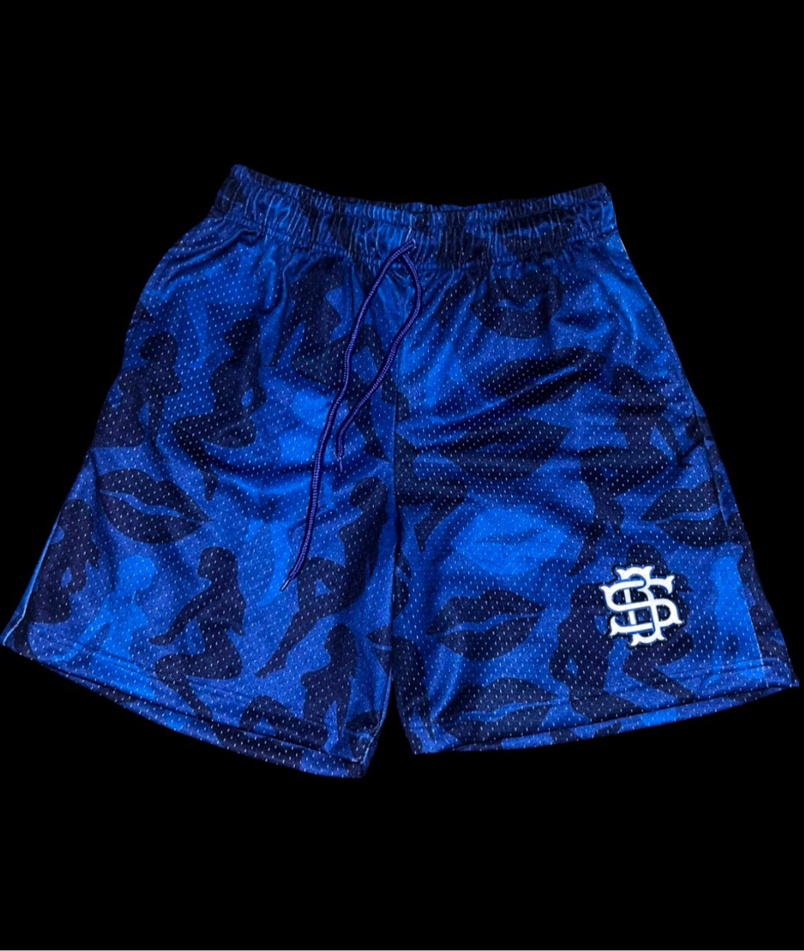 “Strip Club Camo” Mesh shorts