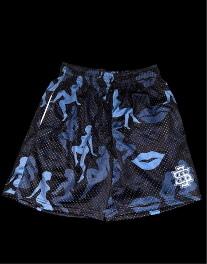 “Strip Club Camo” Mesh shorts